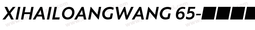 XIHAILOANGWANG 65字体转换